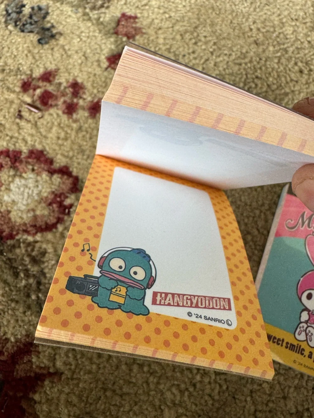Sanrio character mini notepad sets